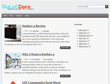 Tablet Screenshot of outofcore.com